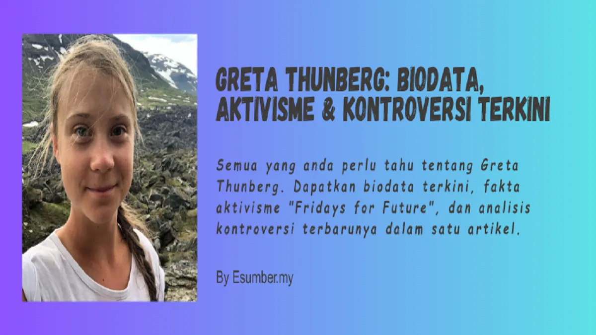 Greta Thunberg Biodata, Aktivisme & Kontroversi Terkini