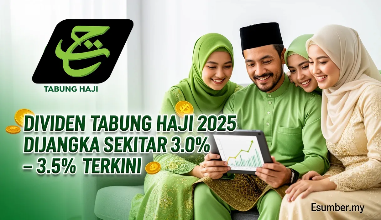 Dividen Tabung Haji 2025 Dijangka Sekitar 3.0% – 3.5% Terkini