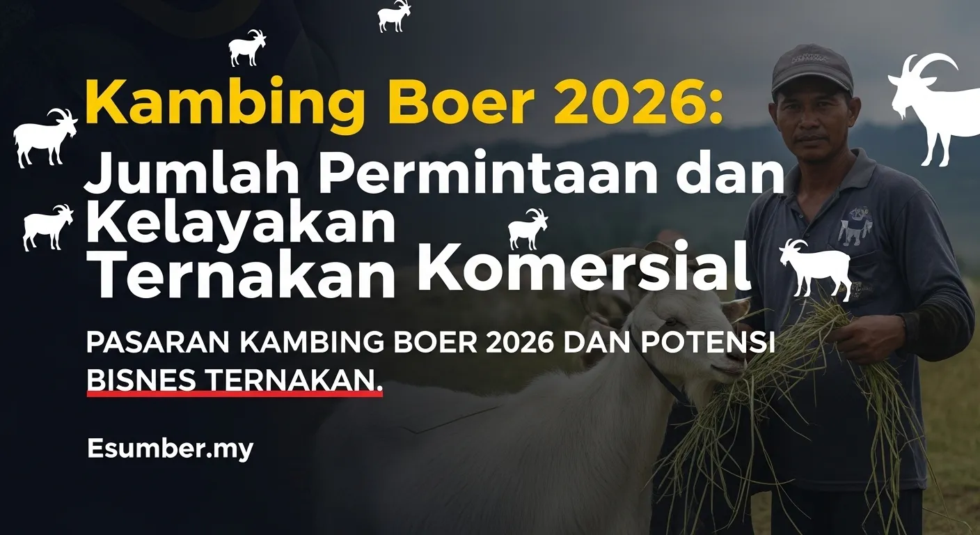 Kambing Boer 2026 Jumlah Permintaan dan Kelayakan Ternakan Komersial