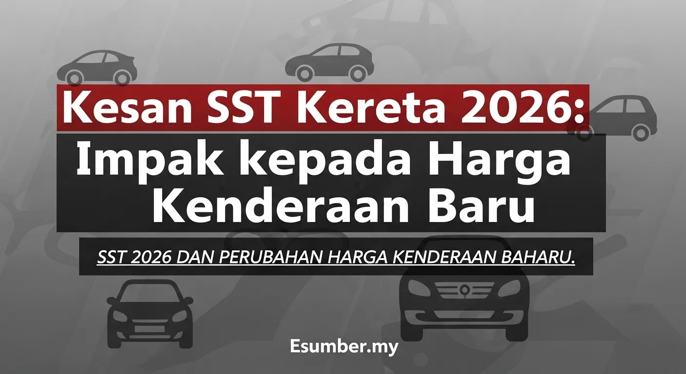 Kesan SST Kereta 2026 Impak kepada Harga Kenderaan Baru