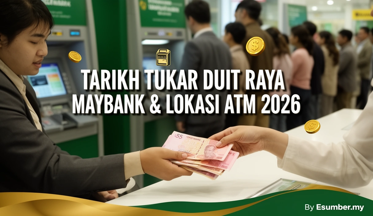 Tarikh Tukar Duit Raya Maybank & Lokasi ATM 2026