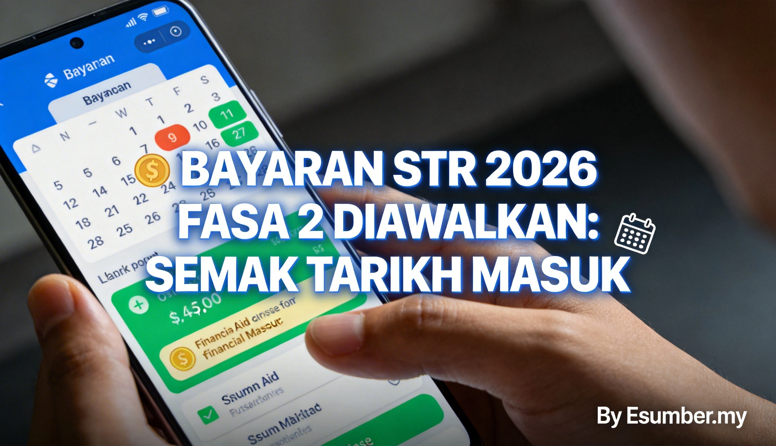 Bayaran STR 2026 Fasa 2 Diawalkan: Semak Tarikh Masuk