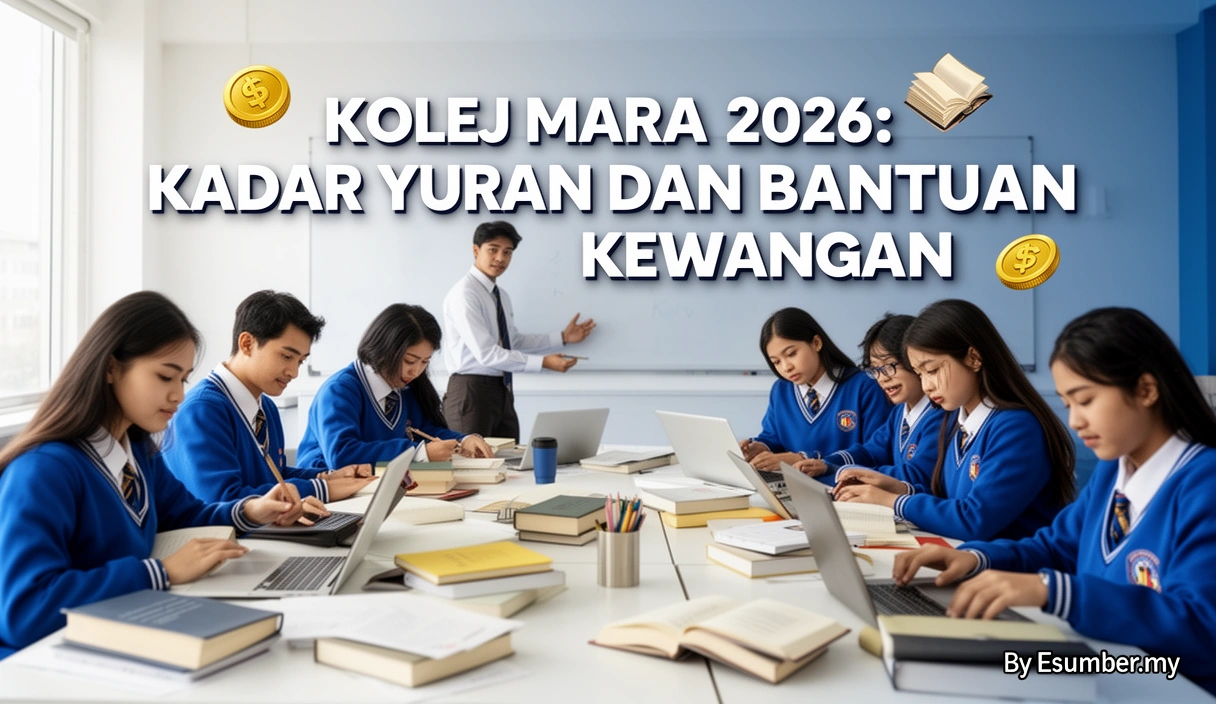 Kolej Mara 2026: Kadar Yuran dan Bantuan Kewangan