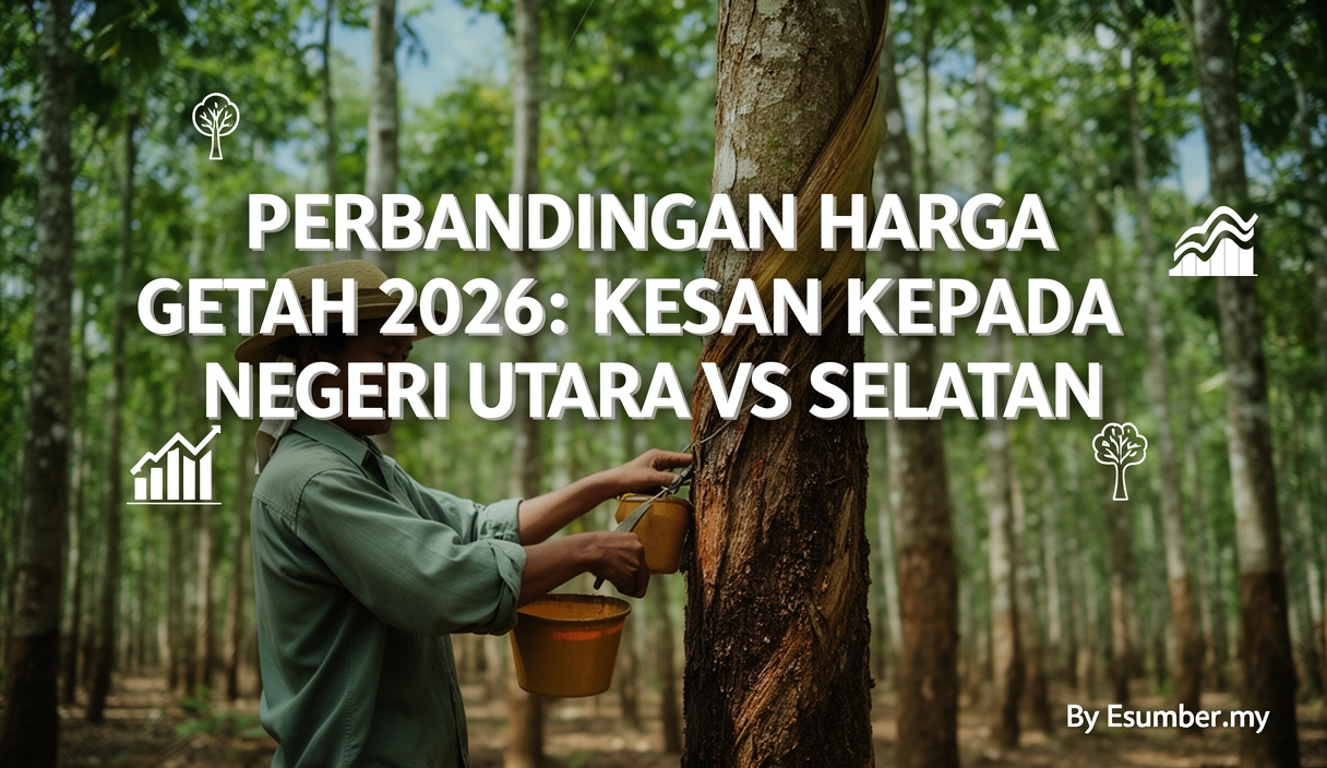 Perbandingan Harga Getah 2026: Kesan Kepada Negeri Utara vs Selatan