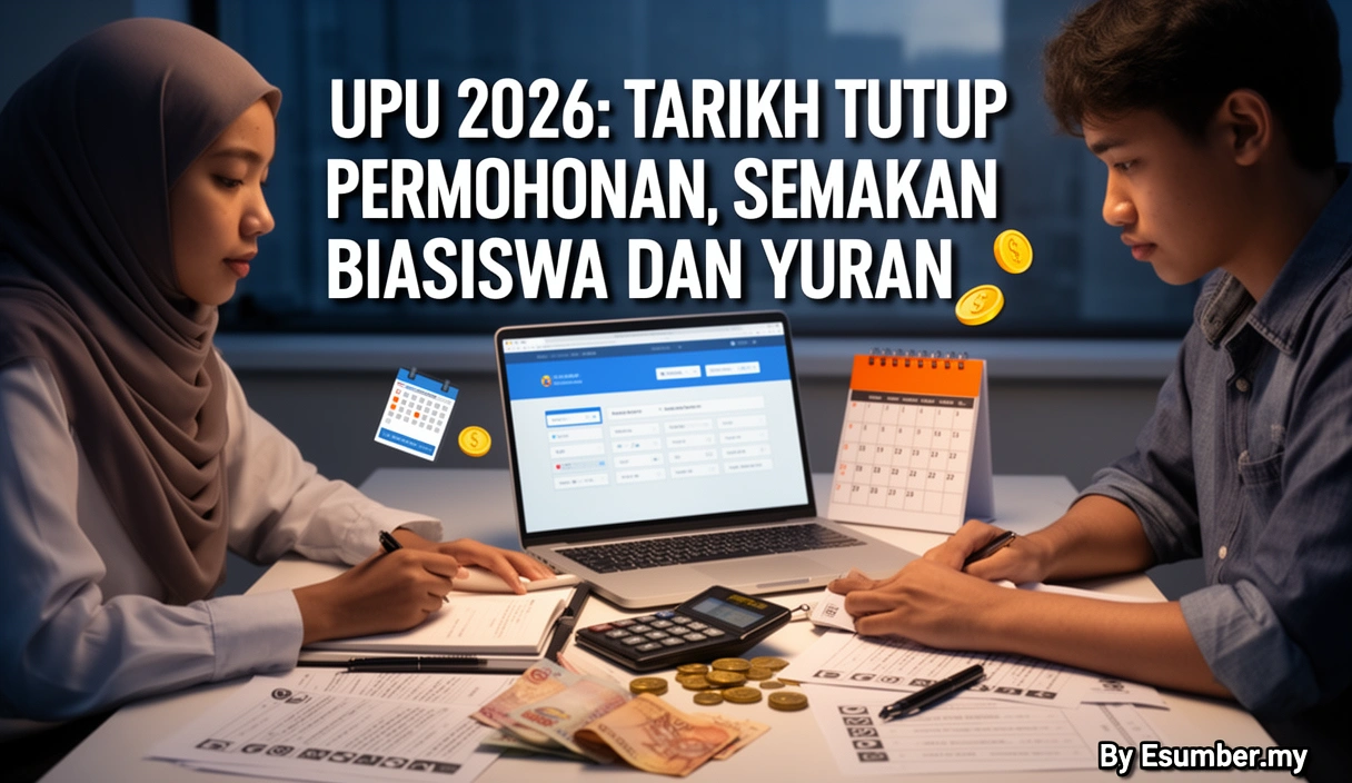 UPU 2026: Tarikh Tutup Permohonan, Semakan Biasiswa dan Yuran