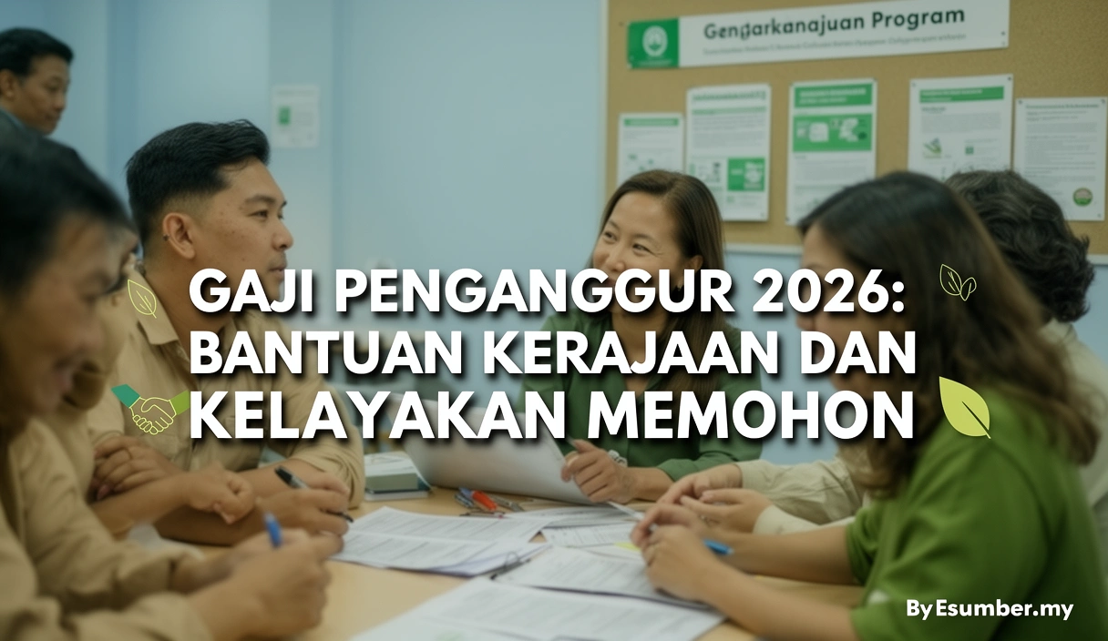 Gaji Penganggur 2026: Bantuan Kerajaan dan Kelayakan Memohon