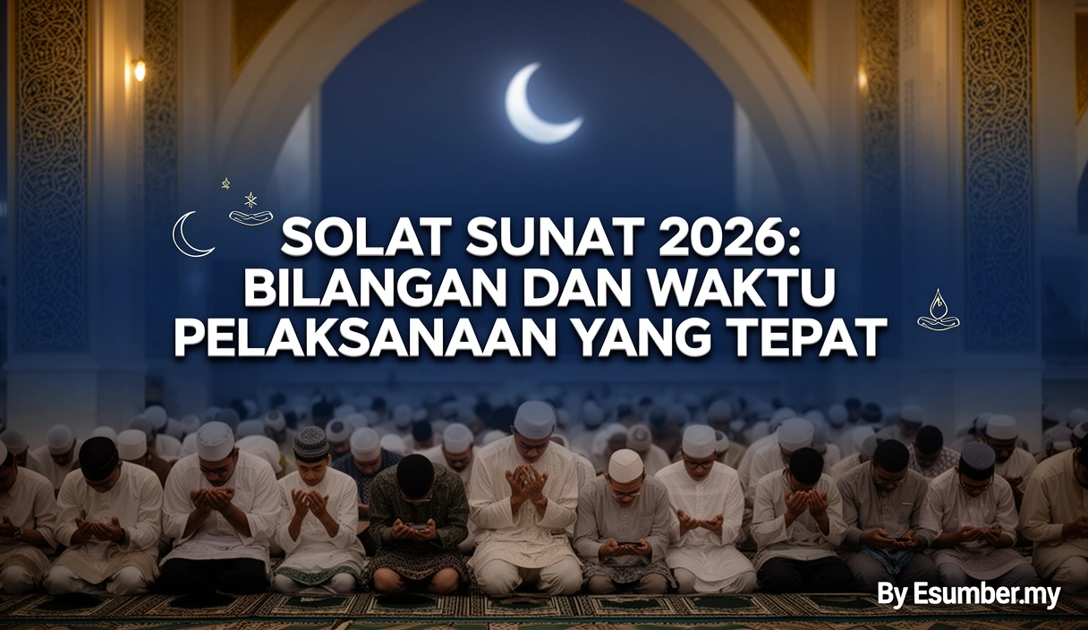 Solat Sunat 2026: Bilangan dan Waktu Pelaksanaan yang Tepat