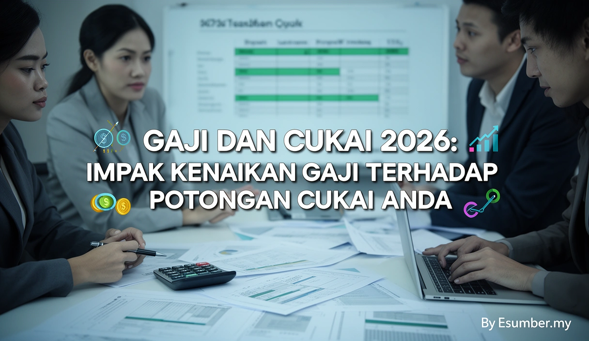 Gaji dan Cukai 2026: Impak Kenaikan Gaji terhadap Potongan Cukai Anda