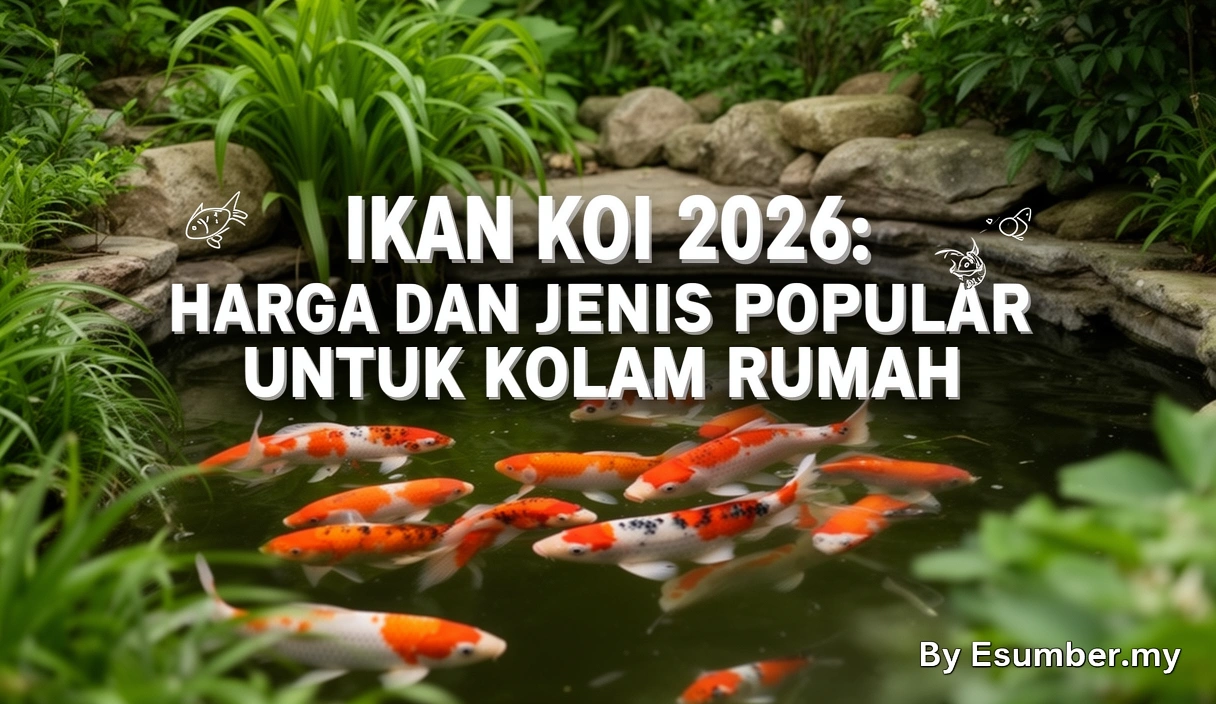 Ikan Koi 2026: Harga dan Jenis Popular untuk Kolam Rumah