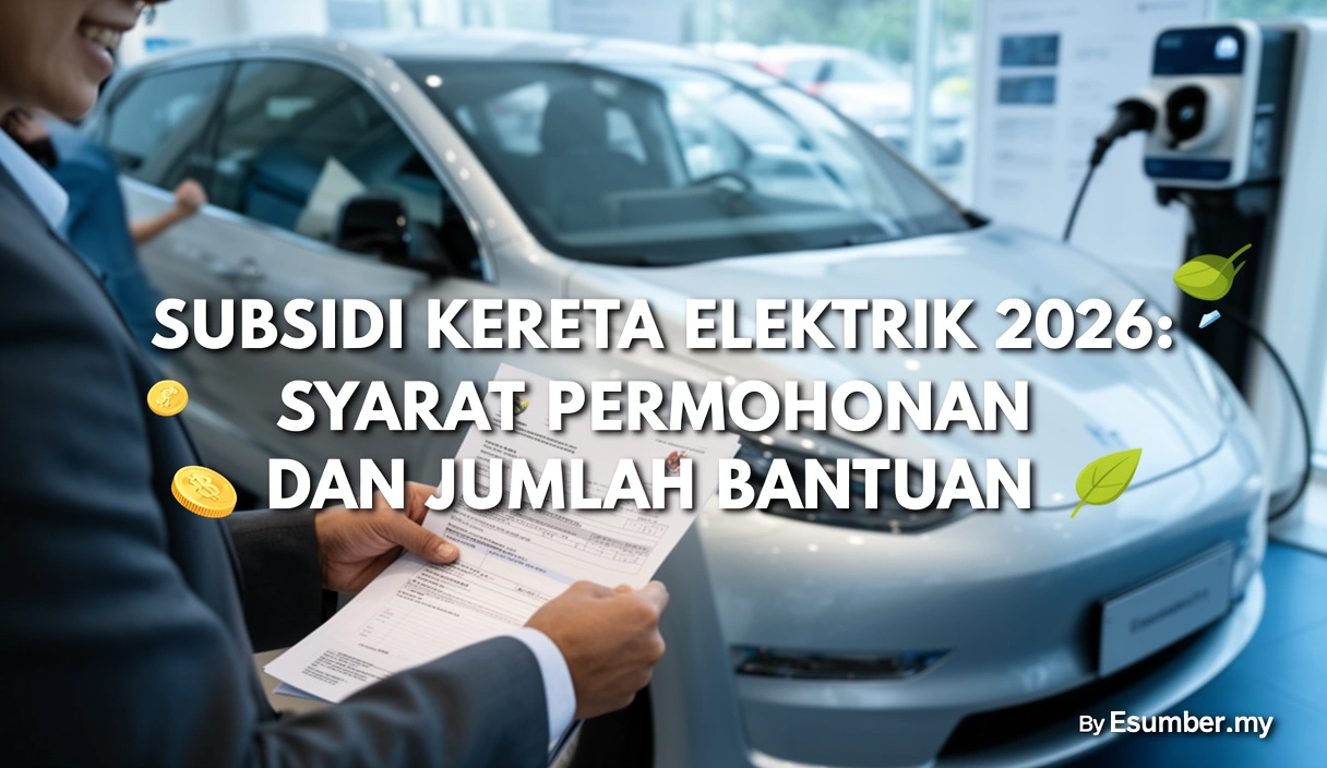 Subsidi Kereta Elektrik 2026: Syarat Permohonan dan Jumlah Bantuan