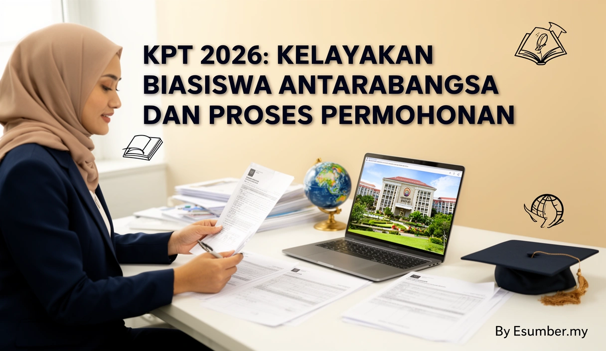 KPT 2026: Kelayakan Biasiswa Antarabangsa dan Proses Permohonan