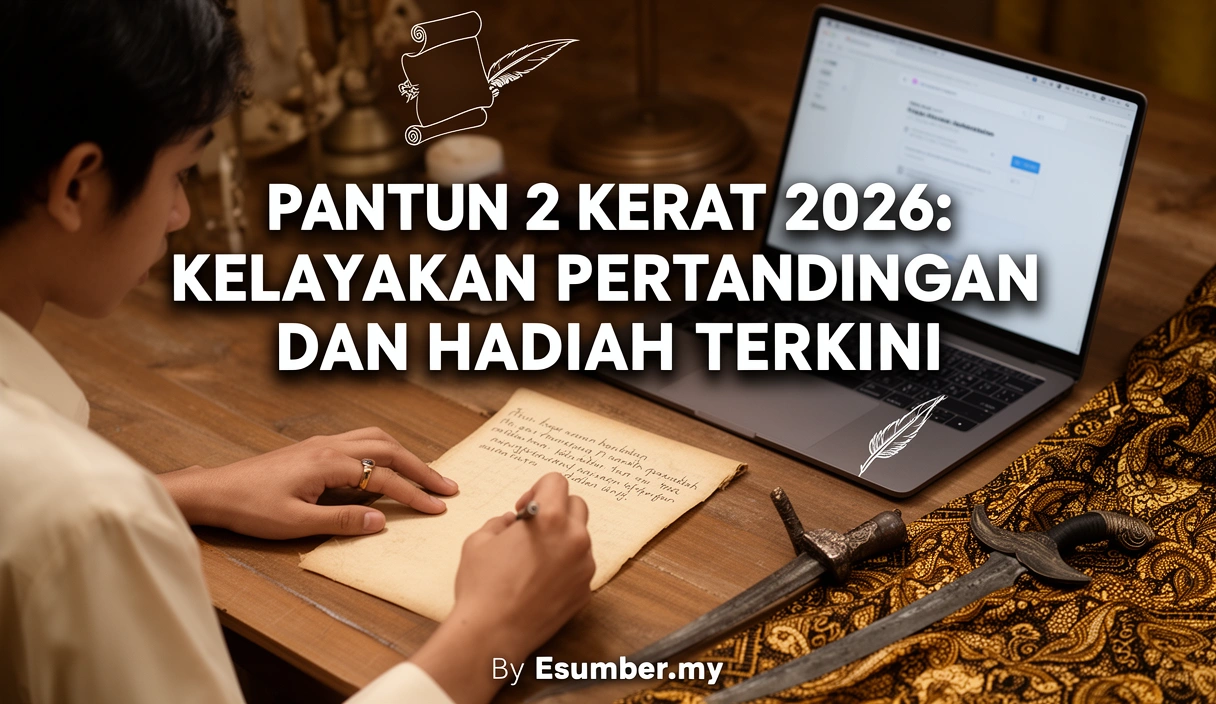 Pantun 2 Kerat 2026: Kelayakan Pertandingan dan Hadiah Terkini