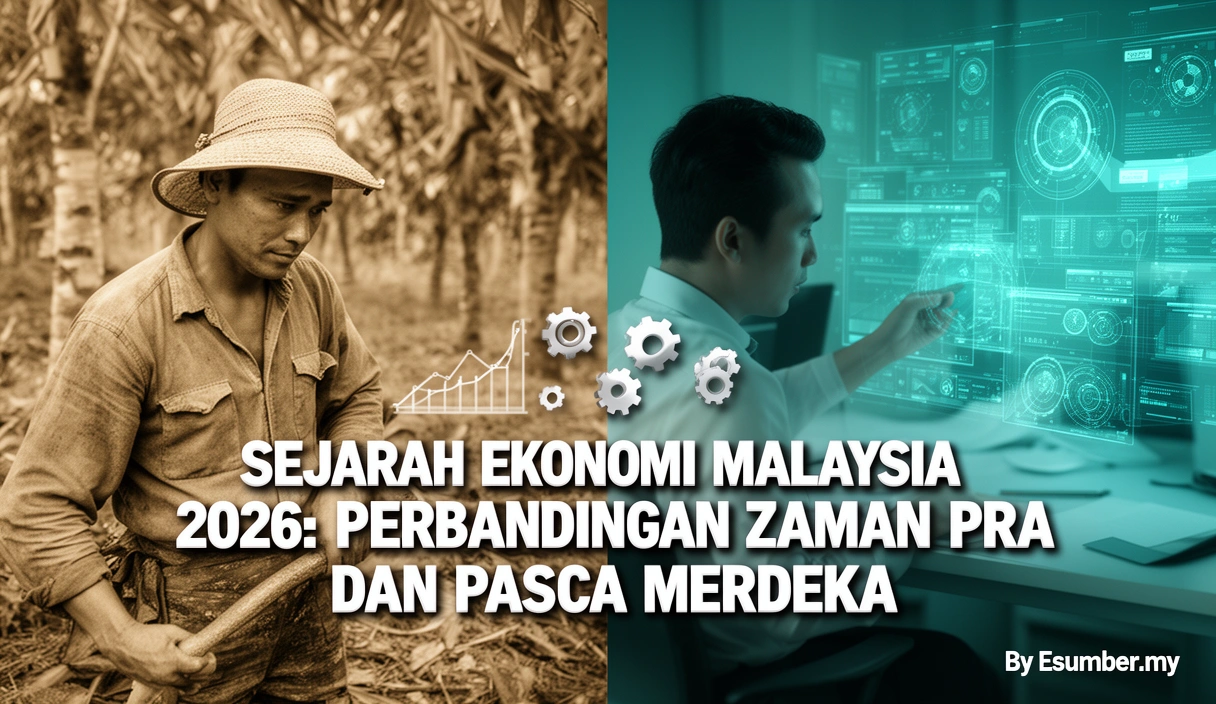 Sejarah Ekonomi Malaysia 2026: Perbandingan Zaman Pra dan Pasca Merdeka