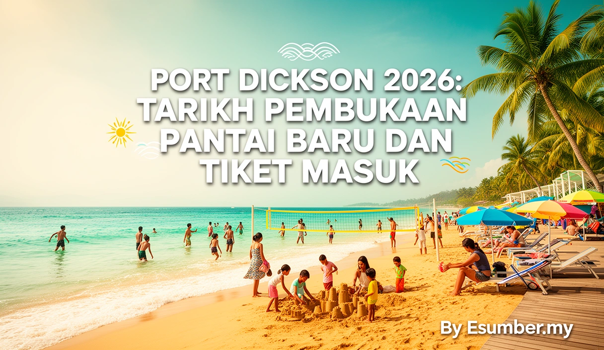 Port Dickson 2026: Tarikh Pembukaan Pantai Baru dan Tiket Masuk