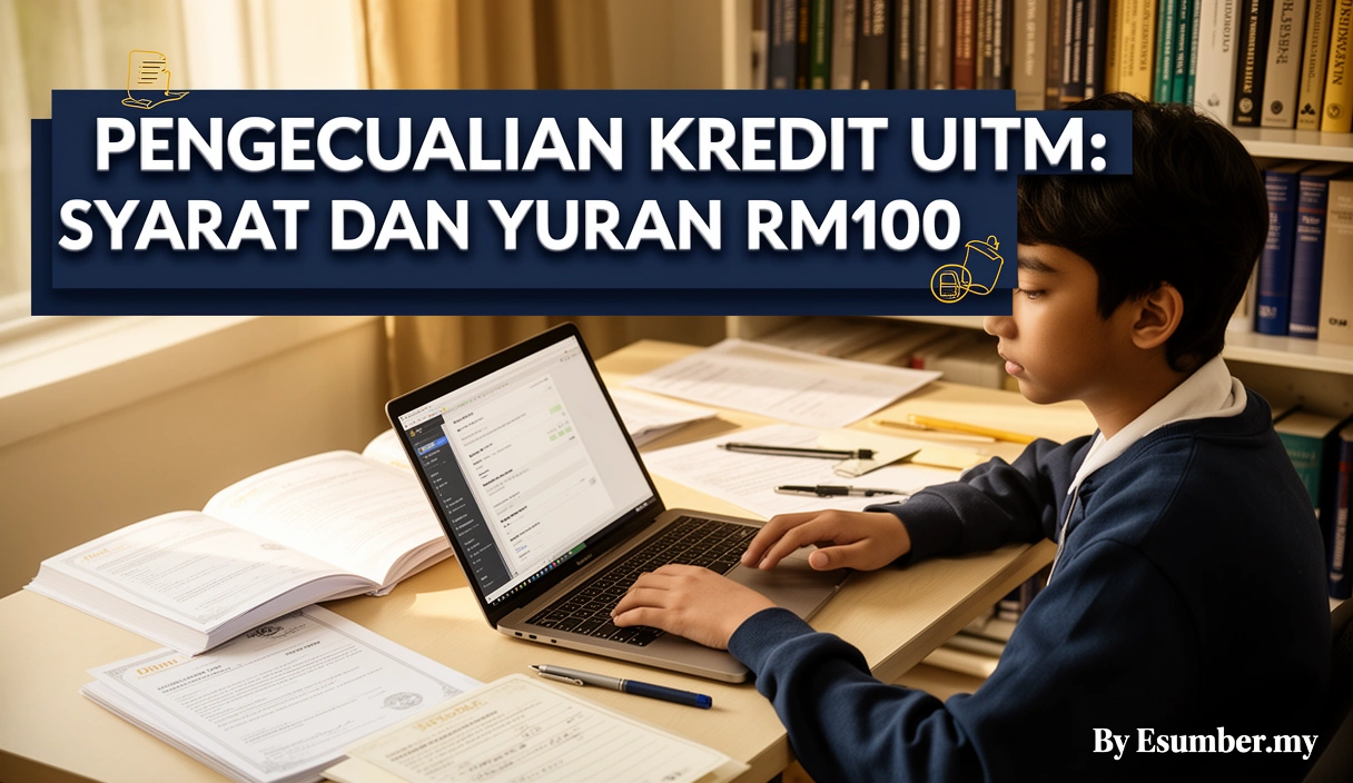 Pengecualian Kredit UiTM: Syarat dan Yuran RM100