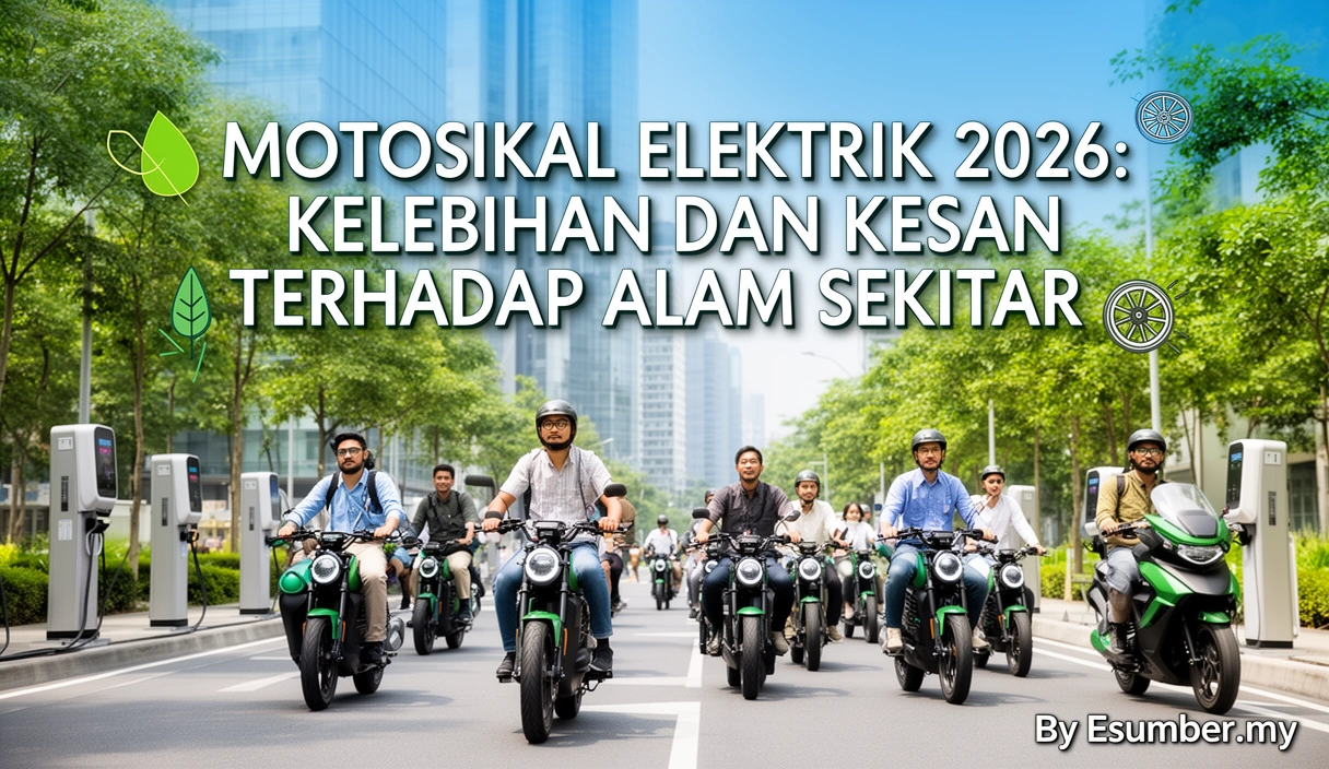 Motosikal Elektrik 2026: Kelebihan dan Kesan Terhadap Alam Sekitar