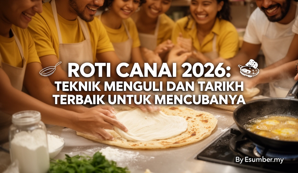 Roti Canai 2026: Teknik Menguli dan Tarikh Terbaik untuk Mencubanya