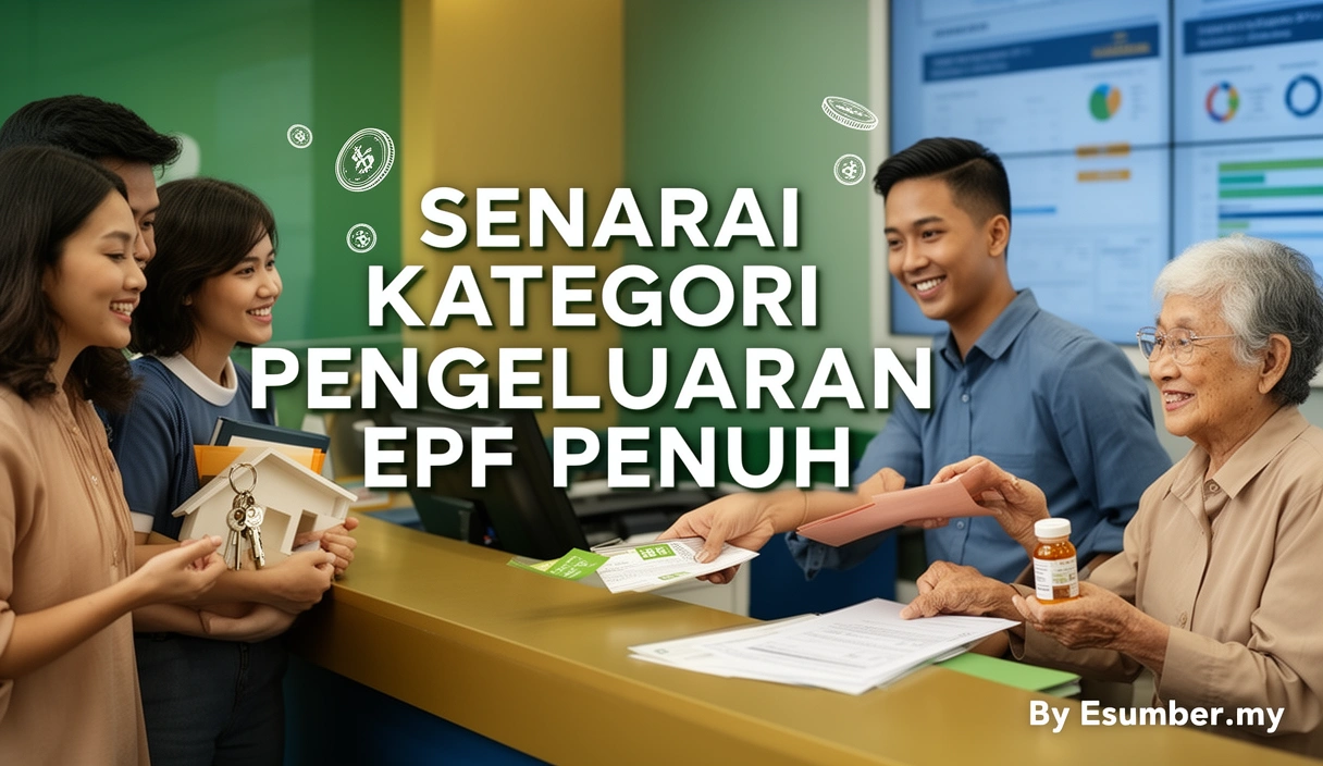 Senarai Kategori Pengeluaran EPF Penuh