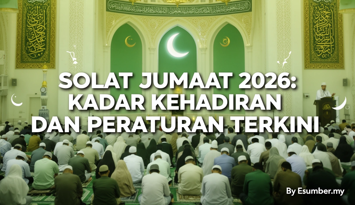 Solat Jumaat 2026: Kadar Kehadiran dan Peraturan Terkini