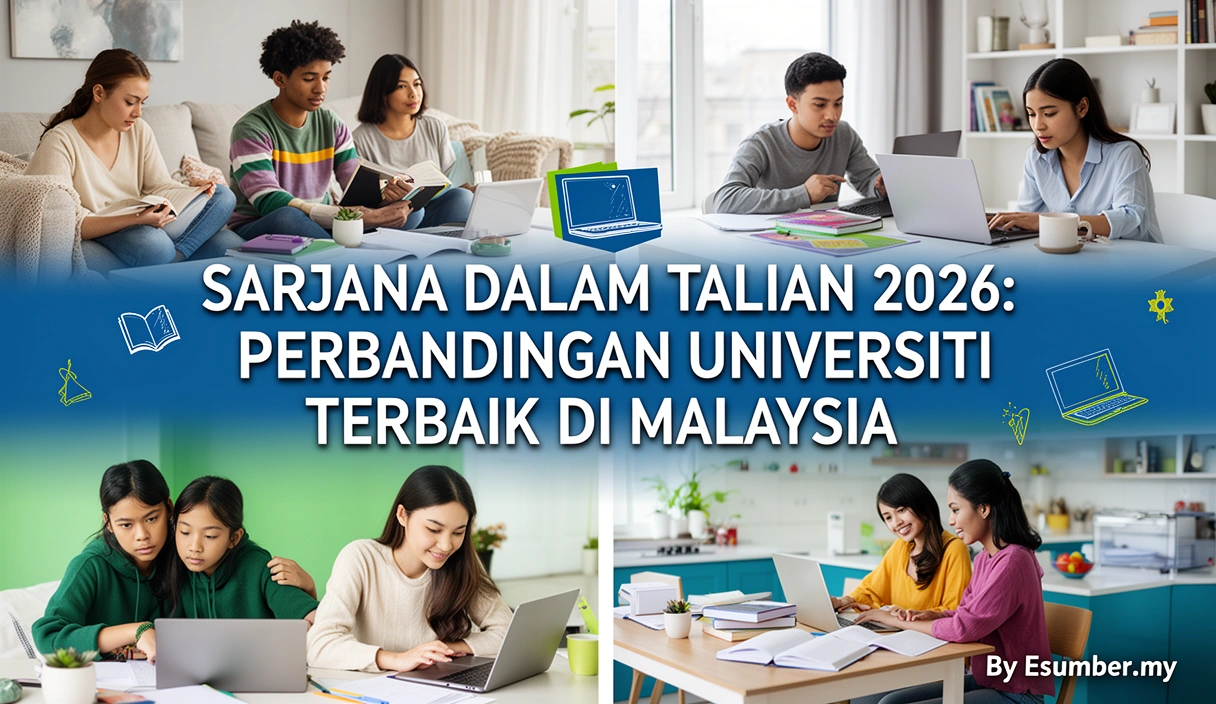 Sarjana Dalam Talian 2026: Perbandingan Universiti Terbaik di Malaysia