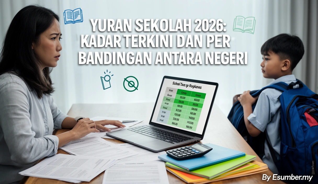 Yuran Sekolah 2026: Kadar Terkini dan Perbandingan Antara Negeri