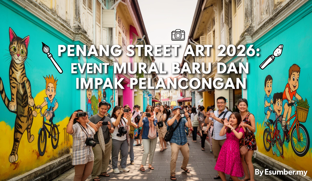 Penang Street Art 2026: Event Mural Baru dan Impak Pelancongan