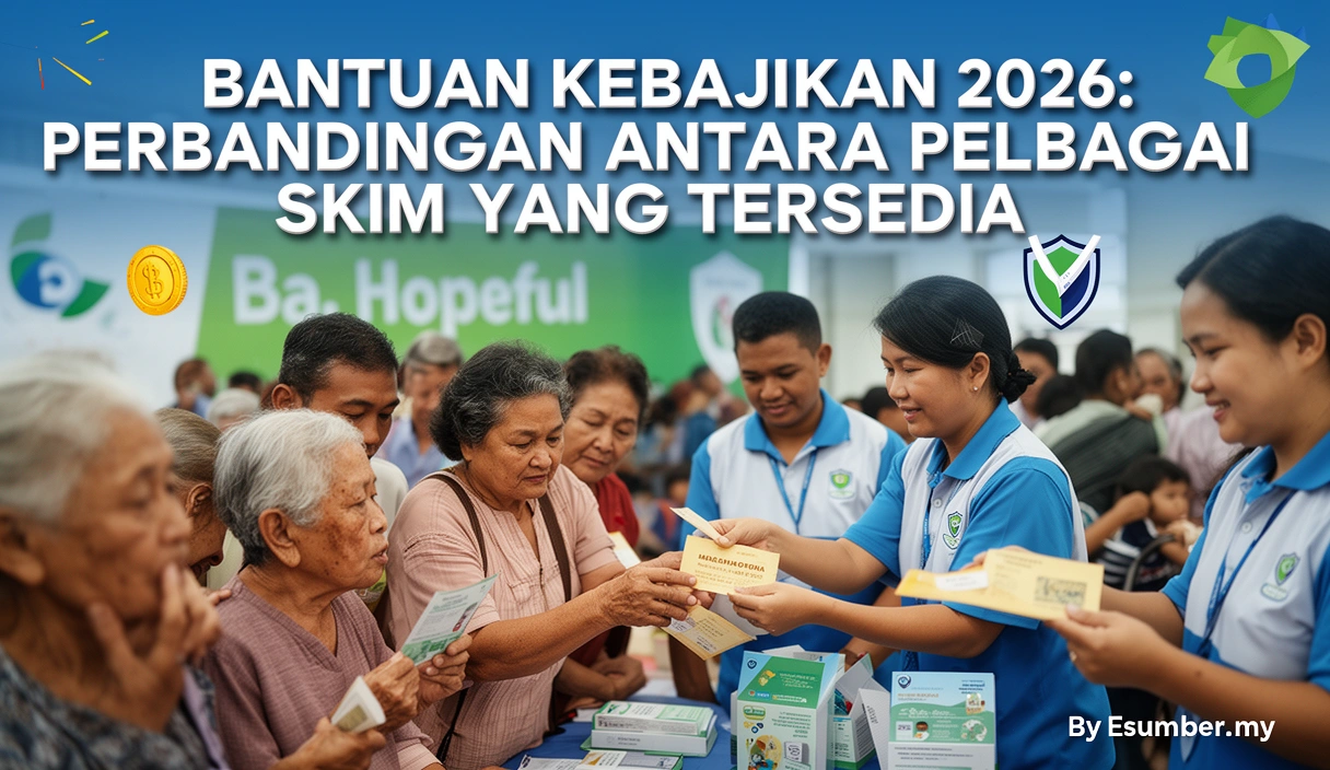 Bantuan Kebajikan 2026: Perbandingan Antara Pelbagai Skim Yang Tersedia