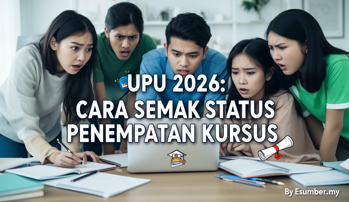 UPU 2026: Cara Semak Status Penempatan Kursus