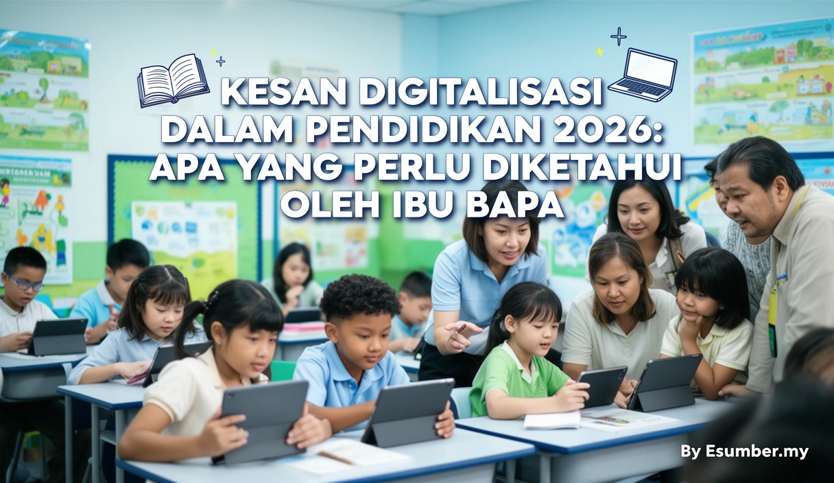 Kesan Digitalisasi dalam Pendidikan 2026: Apa yang Perlu Diketahui oleh Ibu Bapa