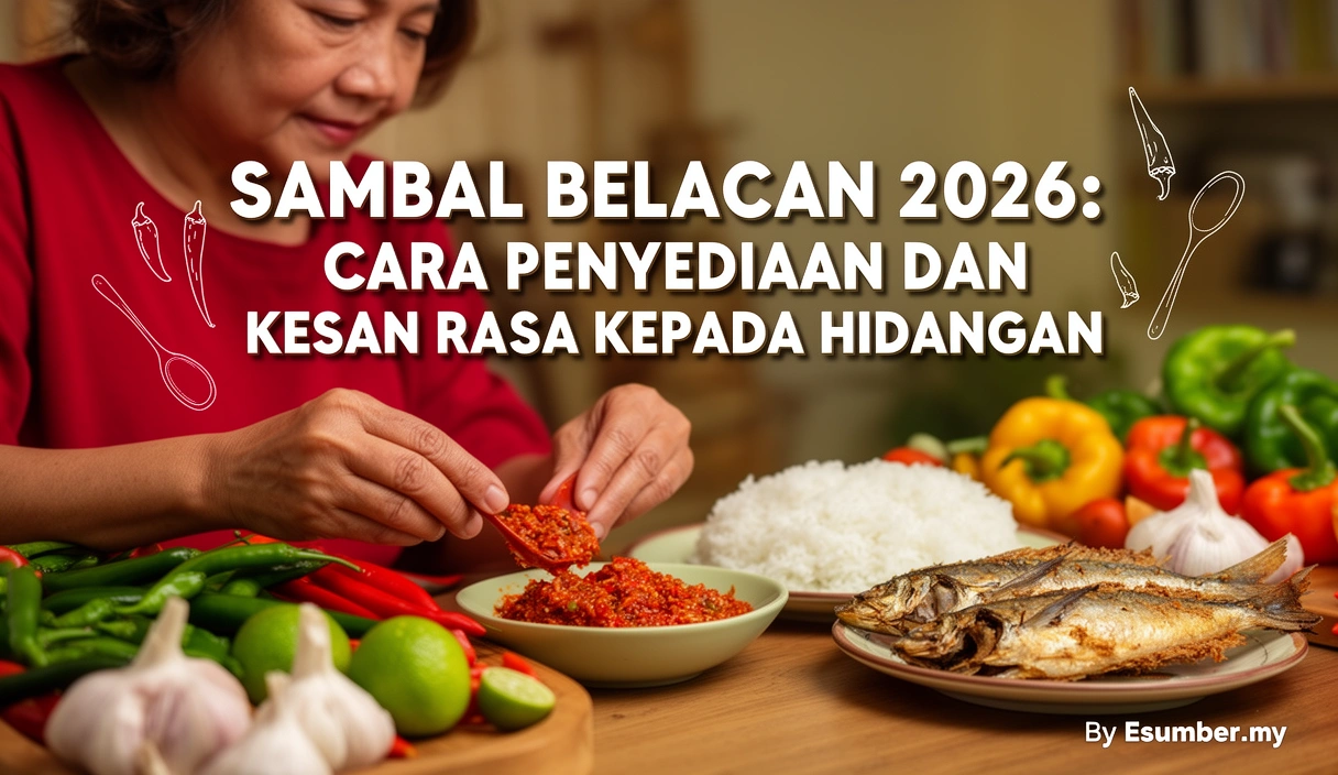 Sambal Belacan 2026: Cara Penyediaan dan Kesan Rasa kepada Hidangan