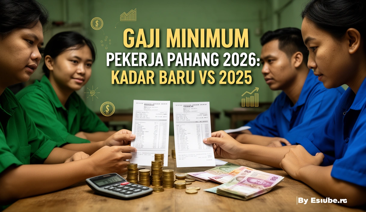 Gaji Minimum Pekerja Pahang 2026: Kadar Baru vs 2025