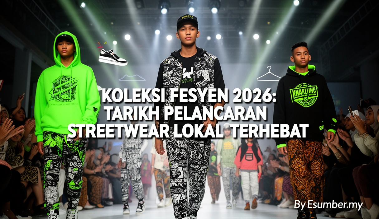 Koleksi Fesyen 2026: Tarikh Pelancaran Streetwear Lokal Terhebat
