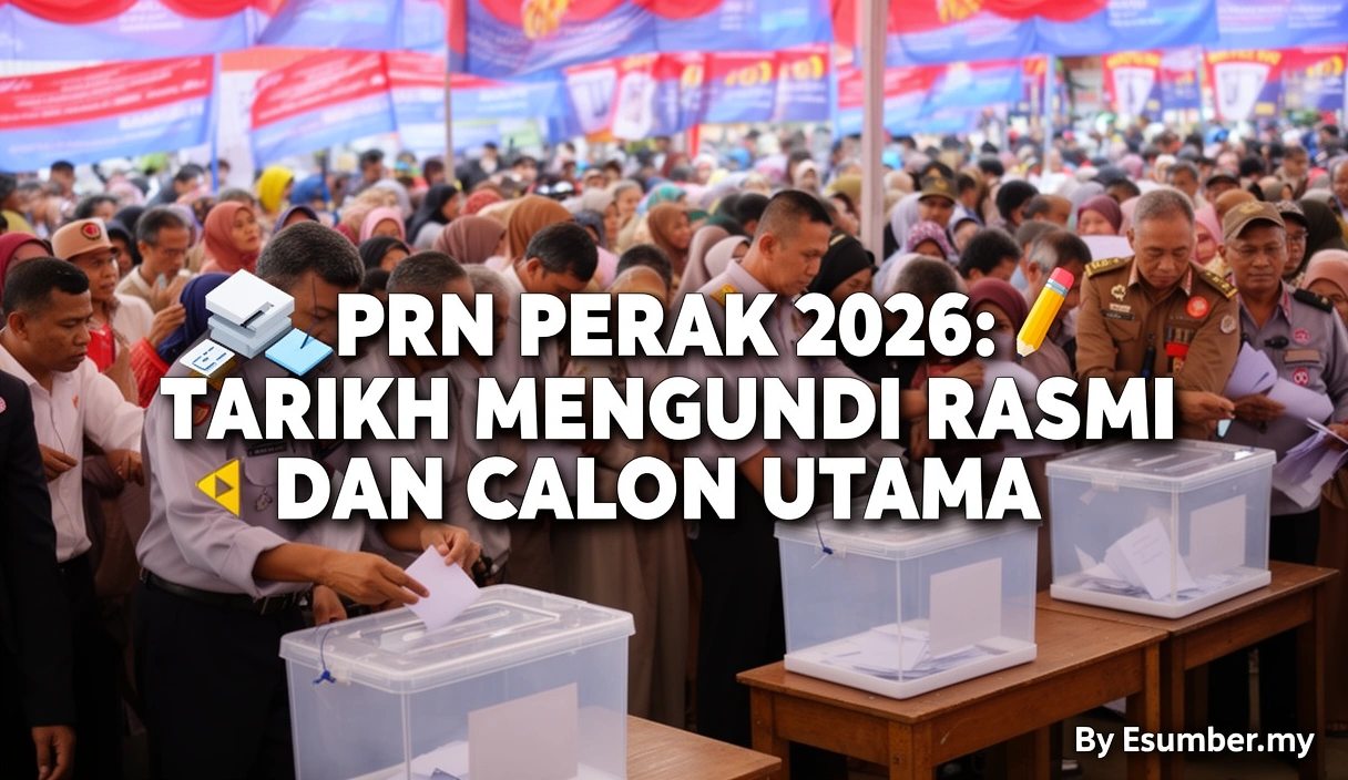 PRN Perak 2026: Tarikh Mengundi Rasmi dan Calon Utama