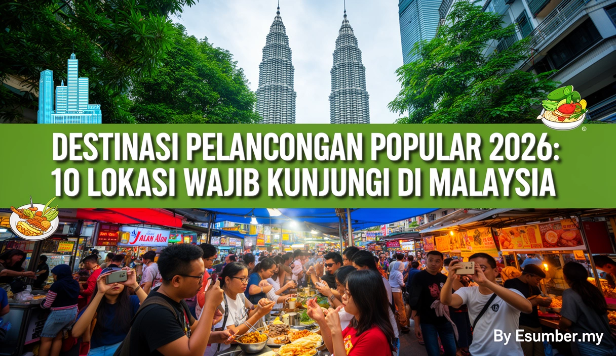 Destinasi Pelancongan Popular 2026: 10 Lokasi Wajib Kunjungi di Malaysia
