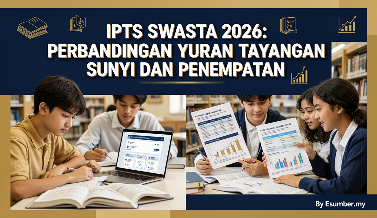IPTS Swasta 2026: Perbandingan Yuran Tayangan Sunyi dan Penempatan