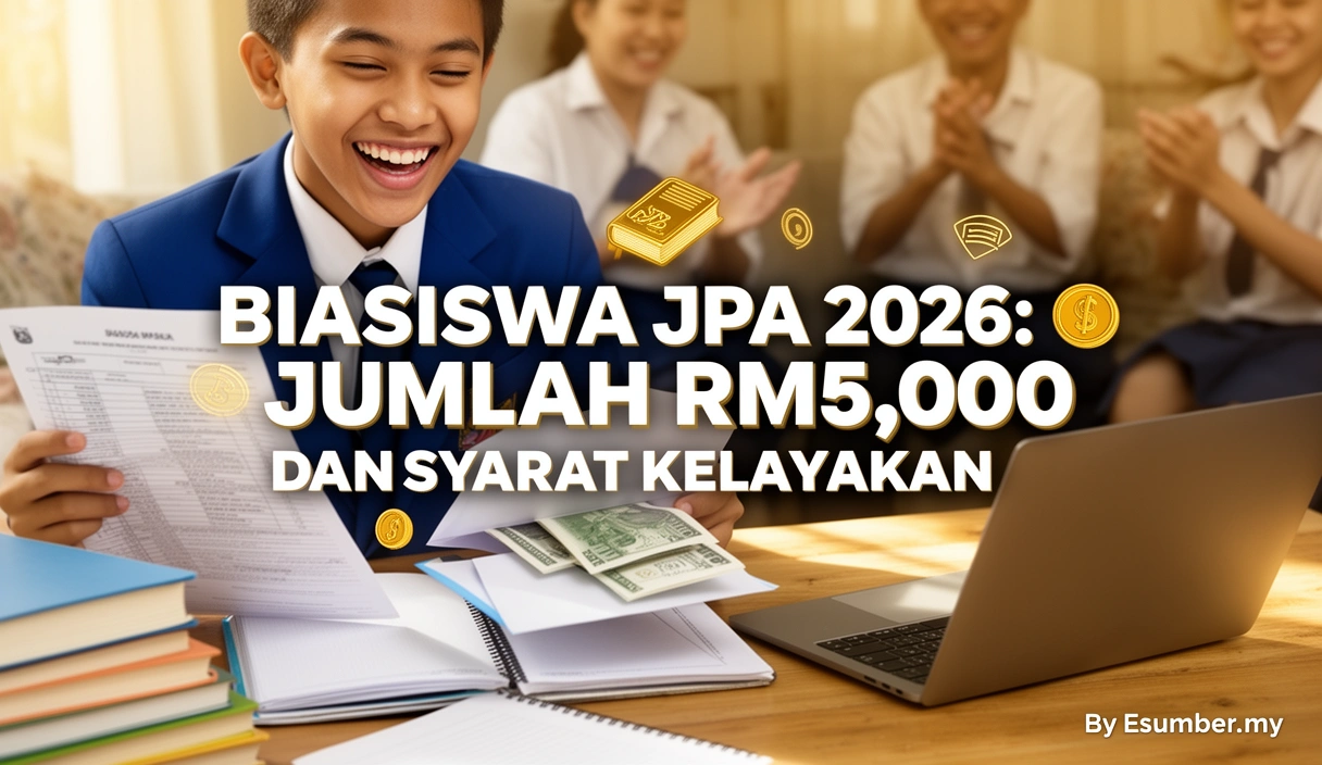 Biasiswa JPA 2026: Jumlah RM5,000 dan Syarat Kelayakan