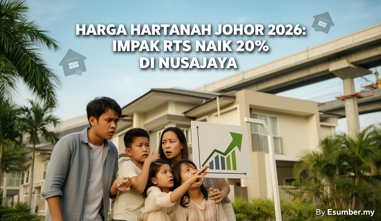 Harga Hartanah Johor 2026: Impak RTS Naik 20% di Nusajaya