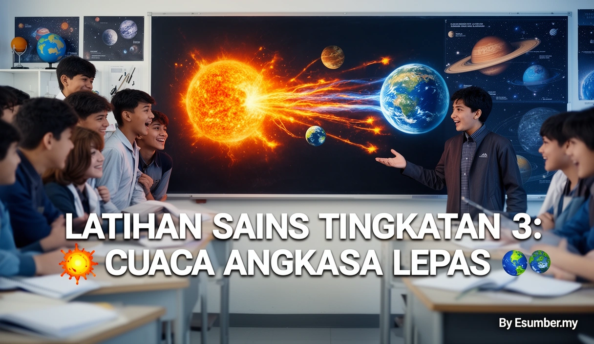 Latihan Sains Tingkatan 3: Cuaca Angkasa Lepas