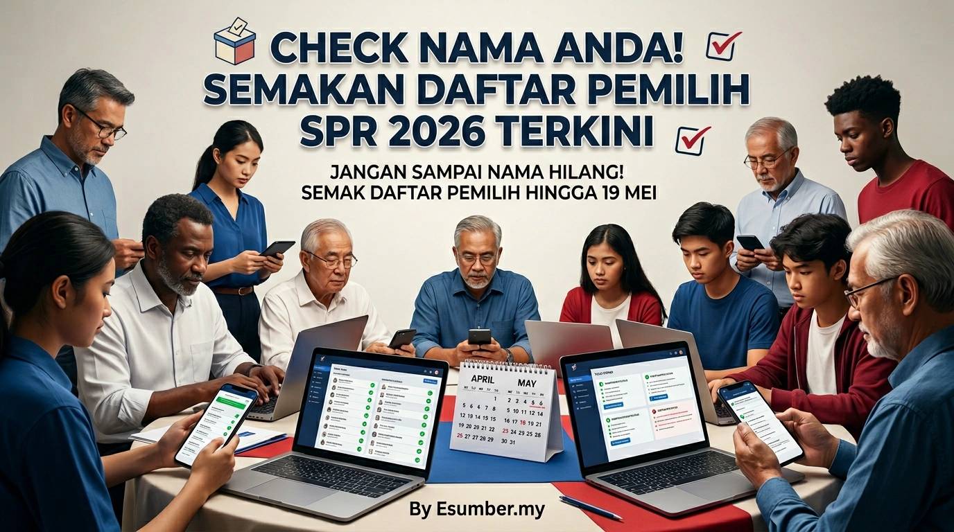 Check Nama Anda! Semakan Daftar Pemilih SPR 2026 Terkini