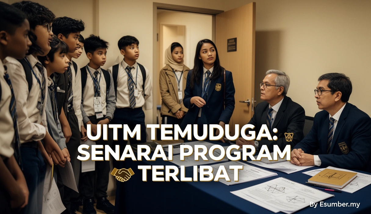 UiTM Temuduga: Senarai Program Terlibat