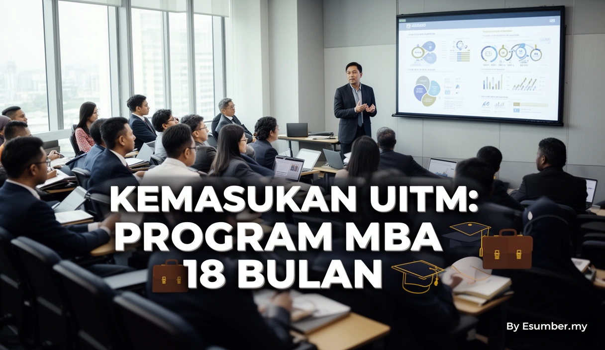 Kemasukan UiTM: Program MBA 18 Bulan