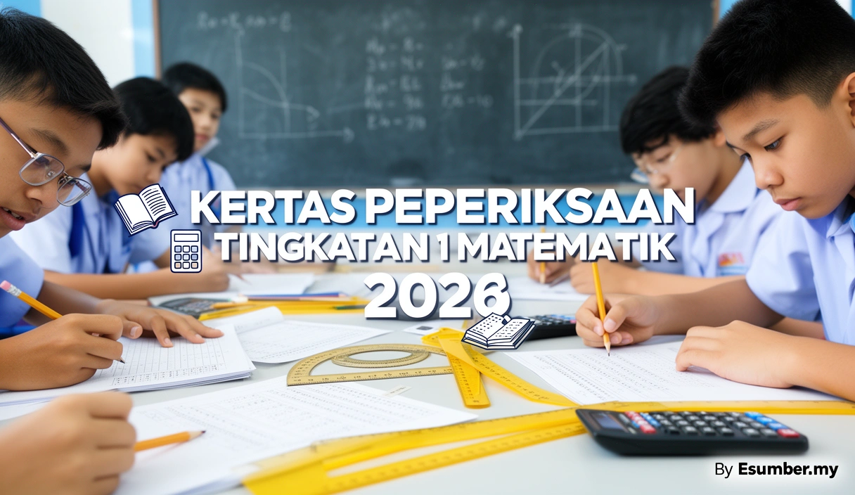 Kertas Peperiksaan Tingkatan 1 Matematik 2026