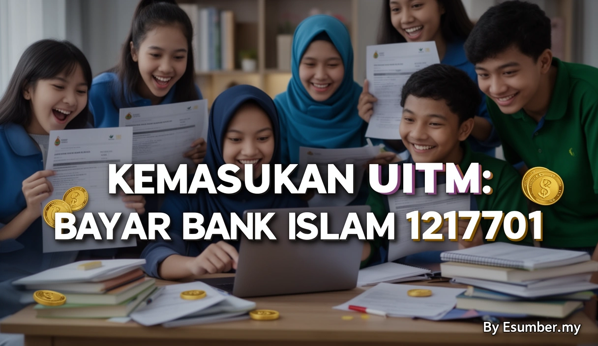Kemasukan UiTM: Bayar Bank Islam 1217701