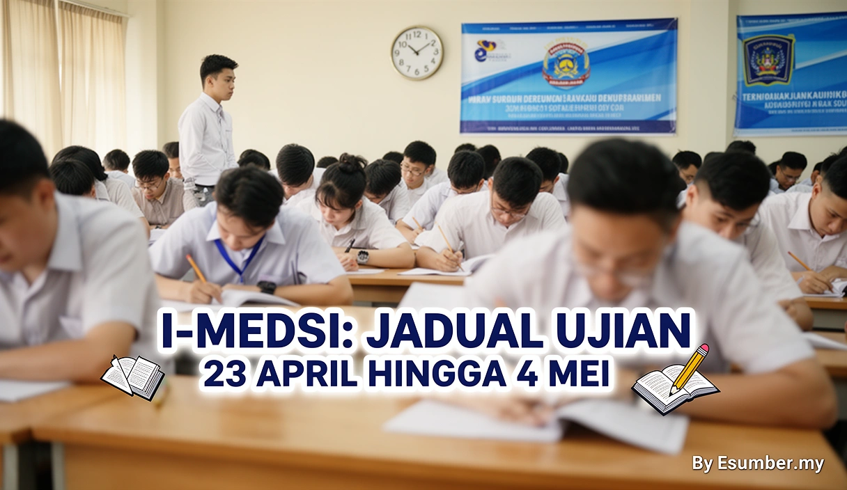i-MEdSI: Jadual Ujian 23 April hingga 4 Mei