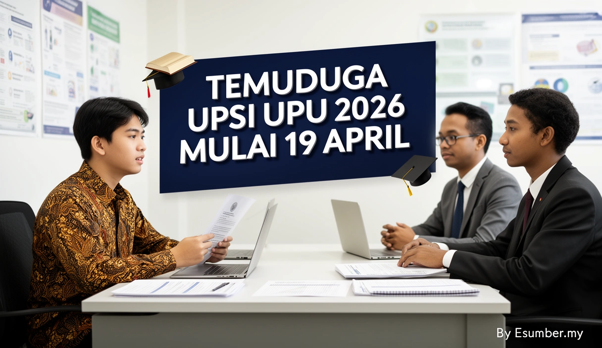 Temuduga UPSI UPU 2026 Mulai 19 April