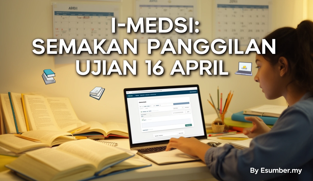 i-MEdSI: Semakan Panggilan Ujian 16 April