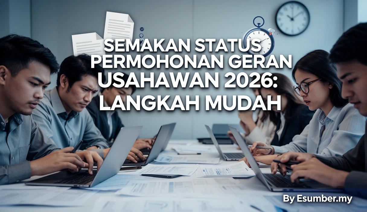 Semakan Status Permohonan Geran Usahawan 2026: Langkah Mudah