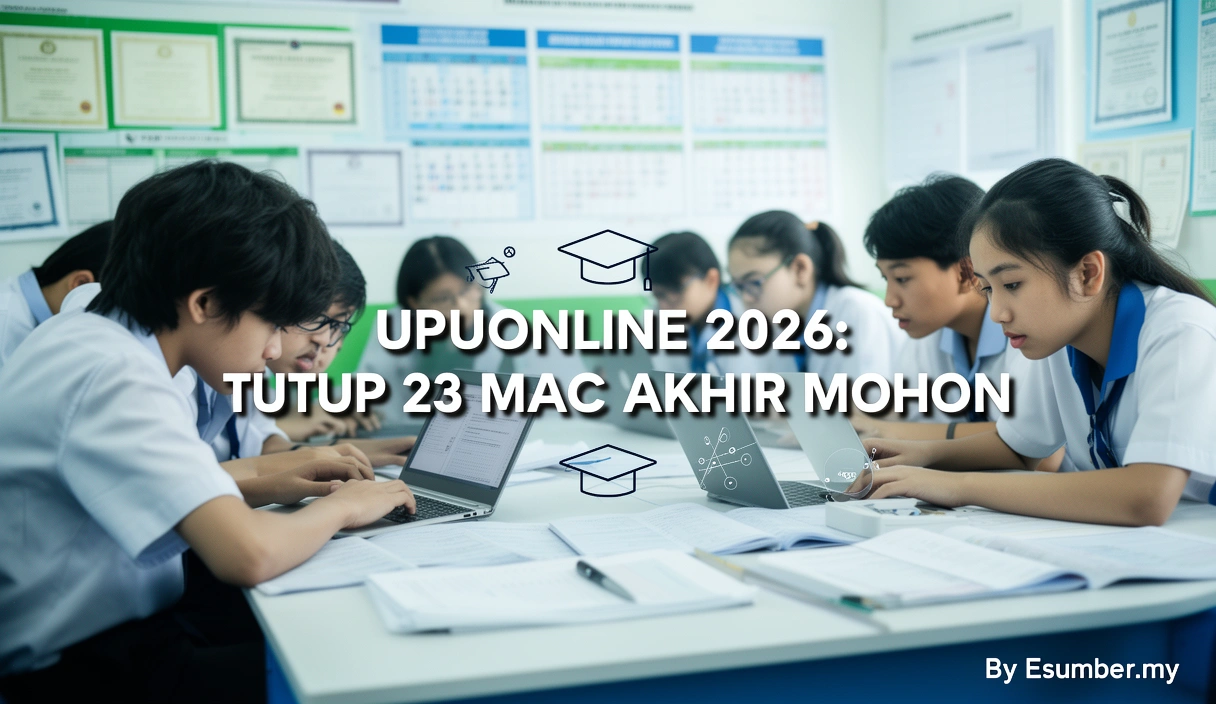 UPUOnline 2026: Tutup 23 Mac Akhir Mohon