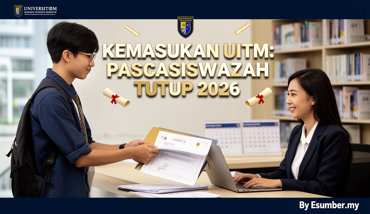 Kemasukan UiTM: Pascasiswazah Tutup 2026