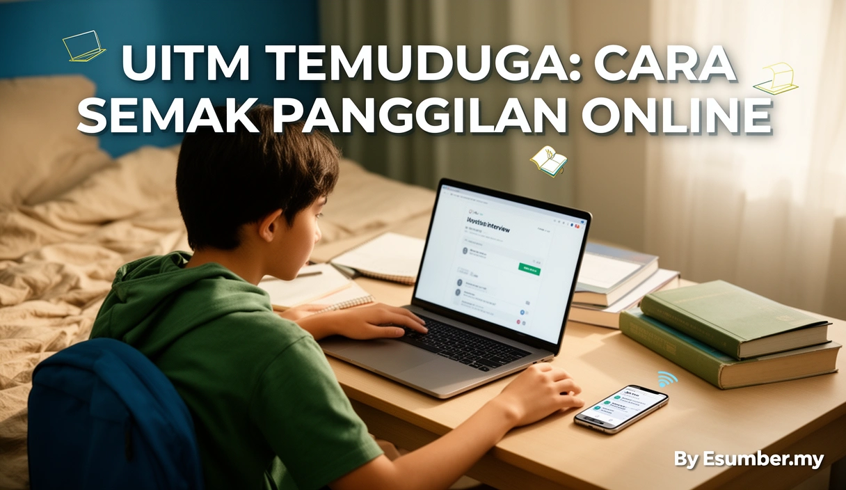 UiTM Temuduga: Cara Semak Panggilan Online